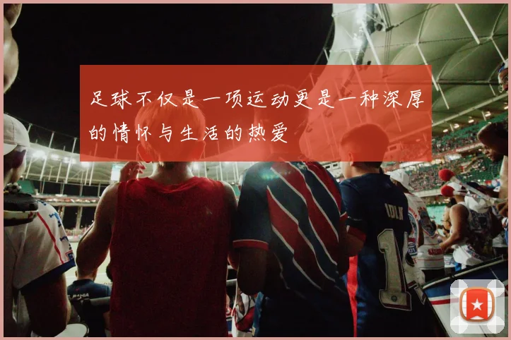 足球不仅是一项运动更是一种深厚的情怀与生活的热爱